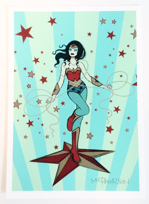 Wonder Woman Art Figure (Color)