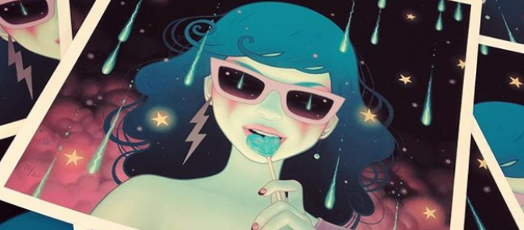 NYCC EXCLUSIVES AVAILABLE! / ELECTRIC LOLA FINE ART PRINT