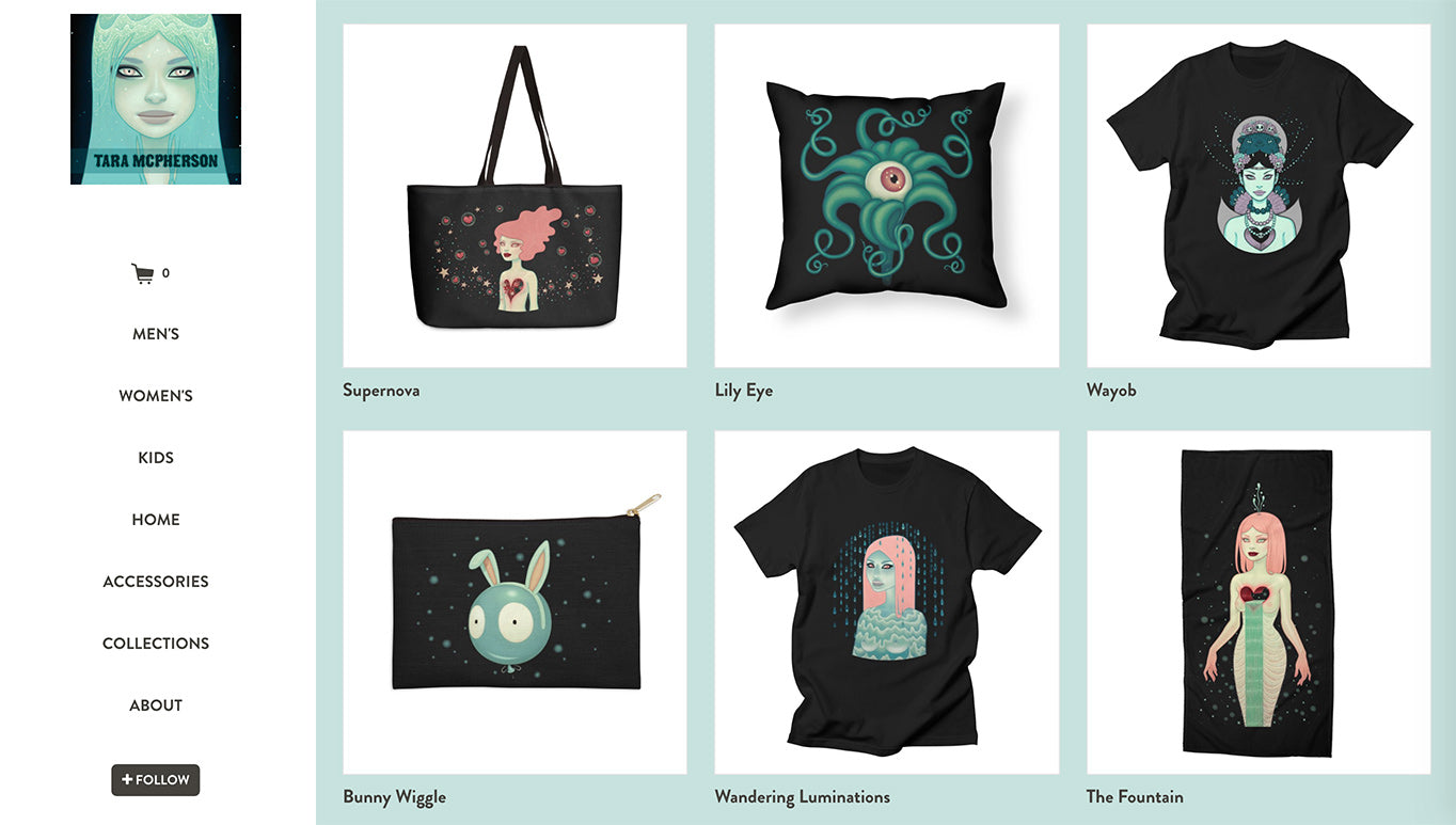 Threadless Artist Shop - The Cotton Candy Machine