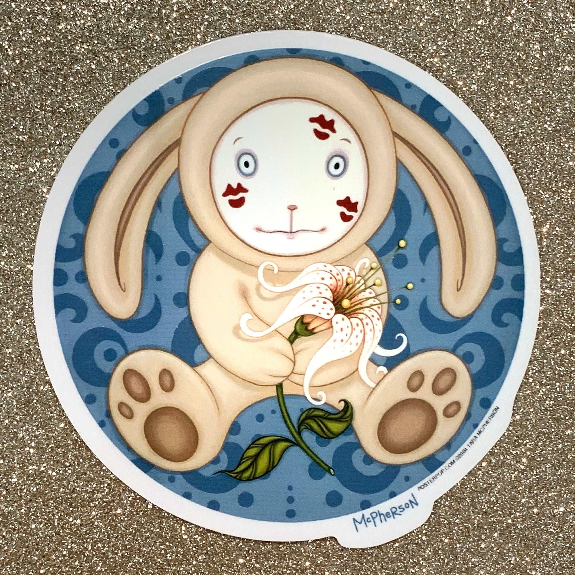 Alien-Hase Sticker