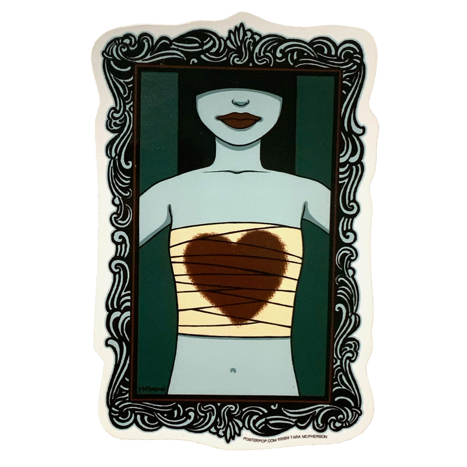 Bandage Heart Sticker