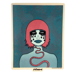 Schwarze Tränen Sticker