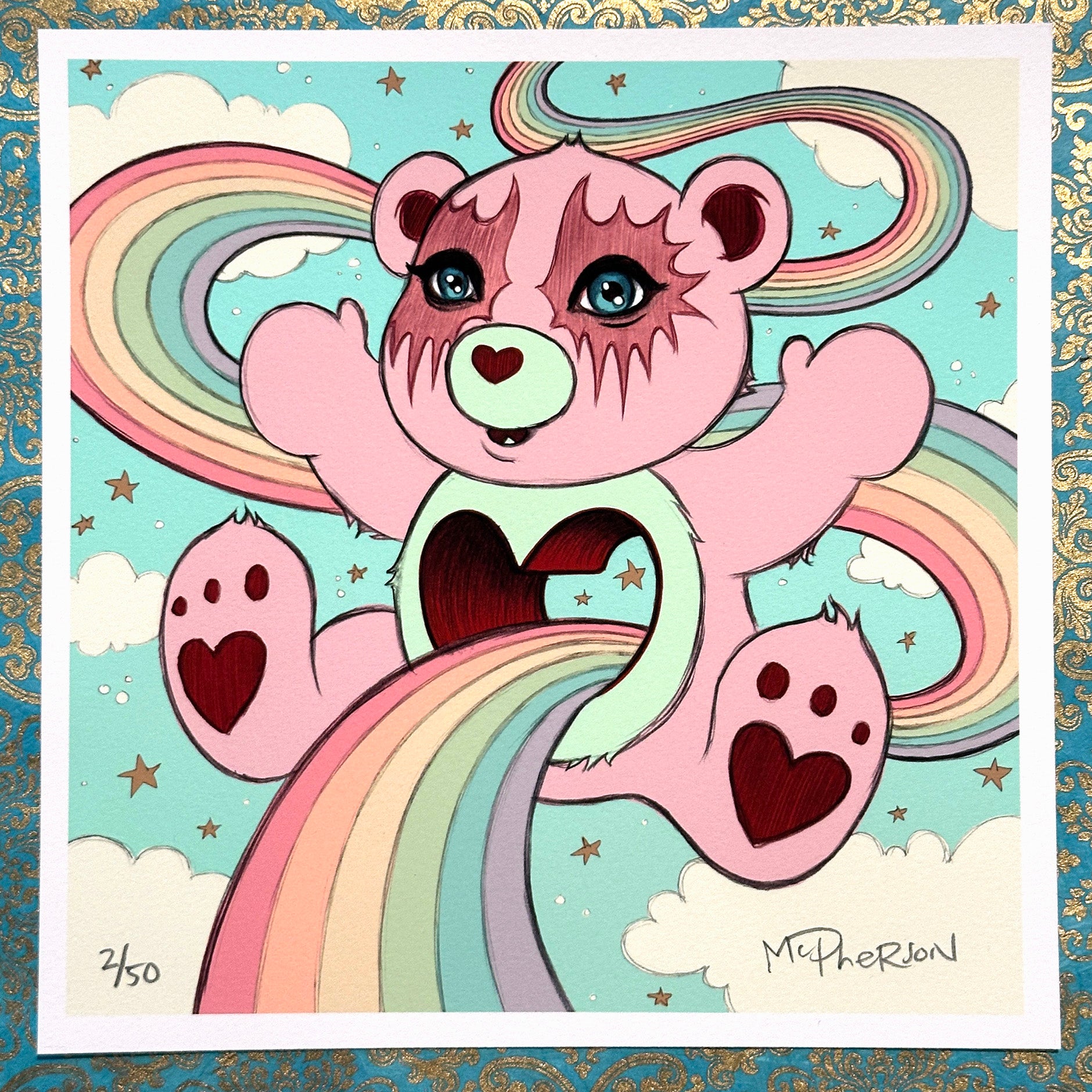 CARE BEAR TENDERHEART : PINK