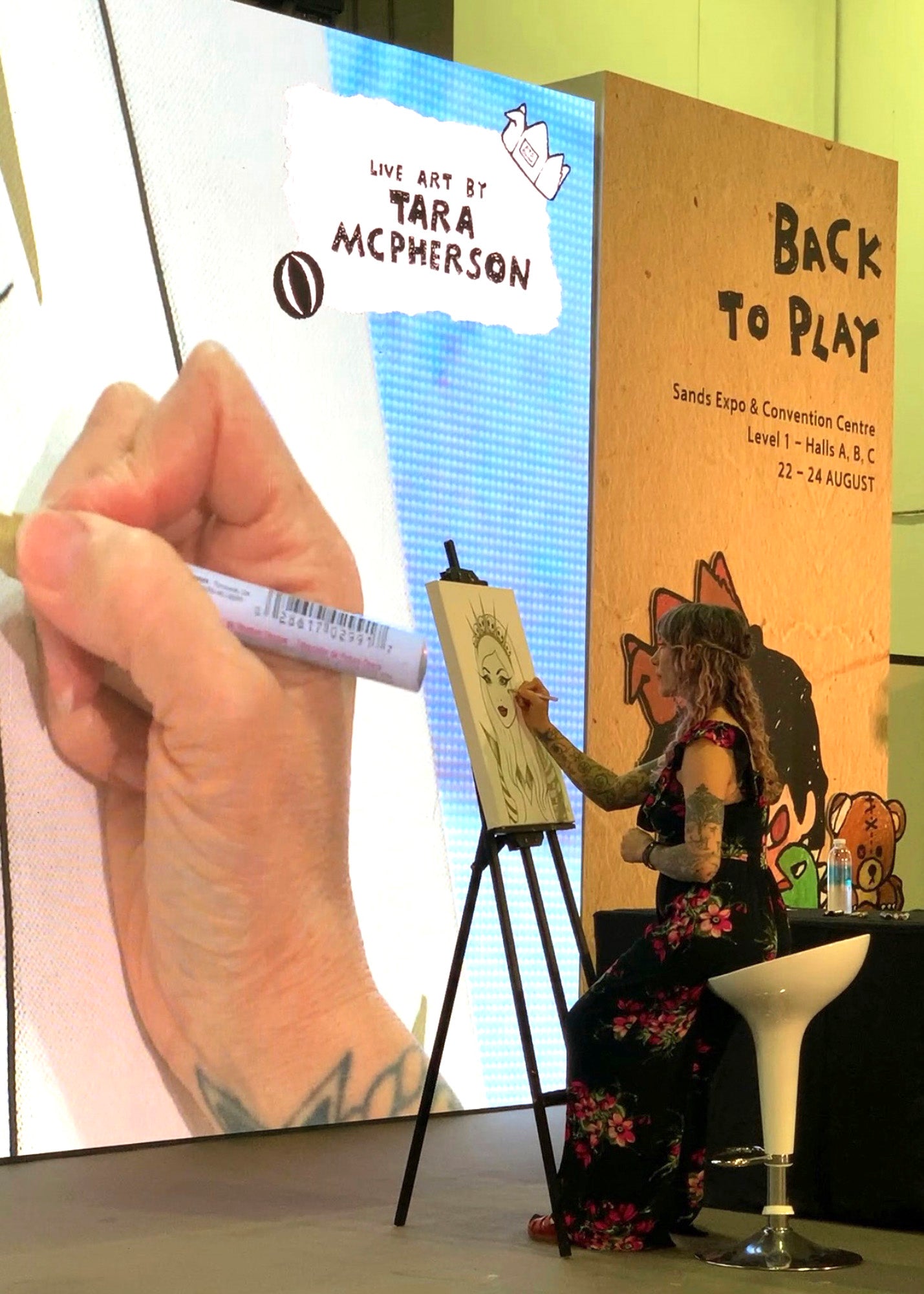 Pop Toy Show Live Drawing