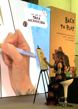 Pop Toy Show Live Drawing