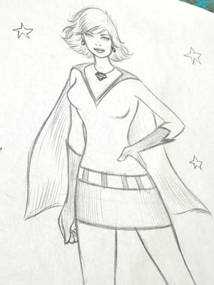 Supergirl Sketch 1