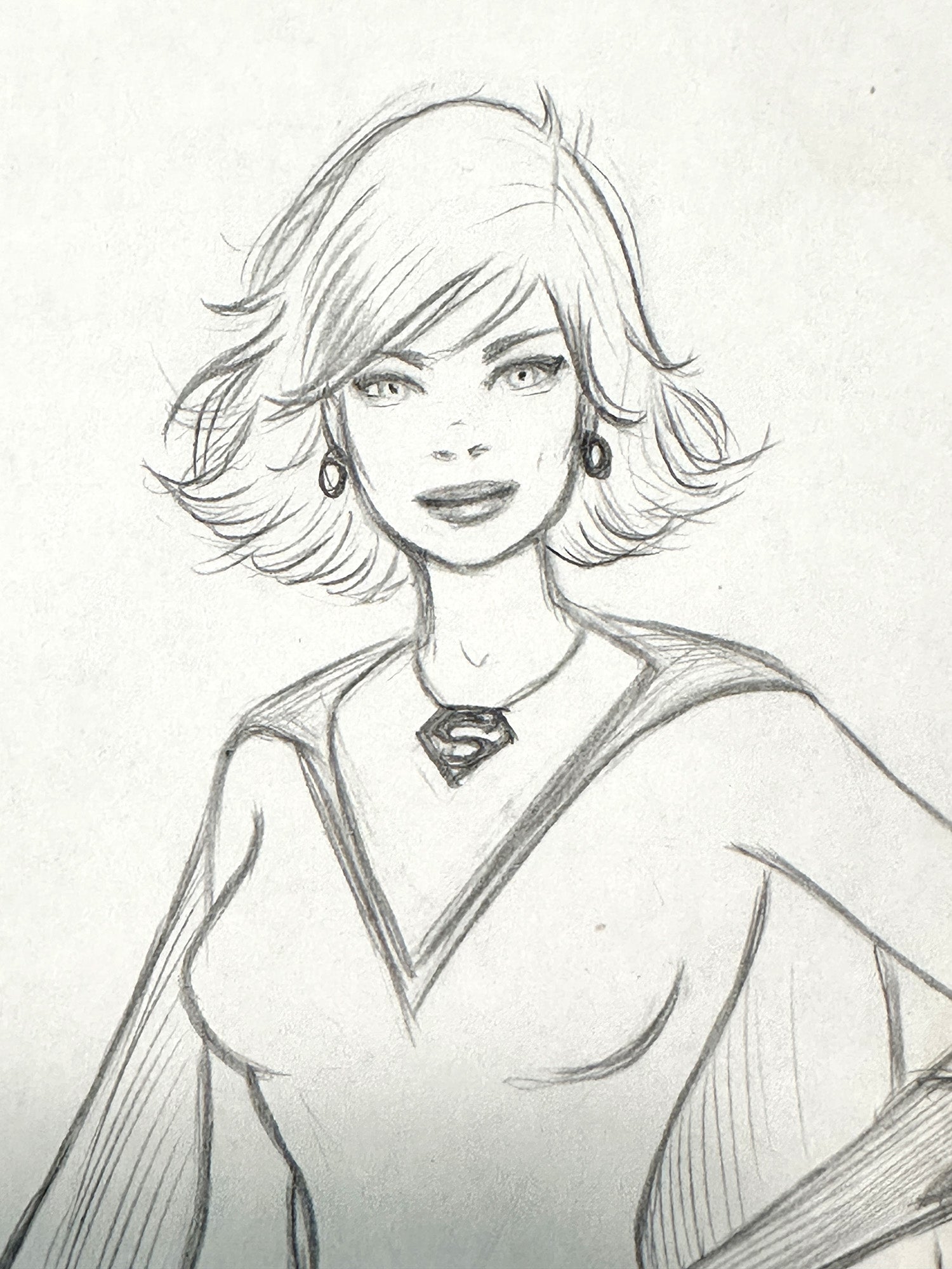 Supergirl Sketch 1