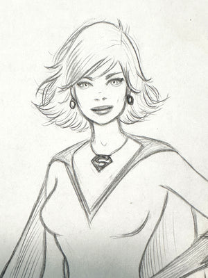 Supergirl Sketch 1