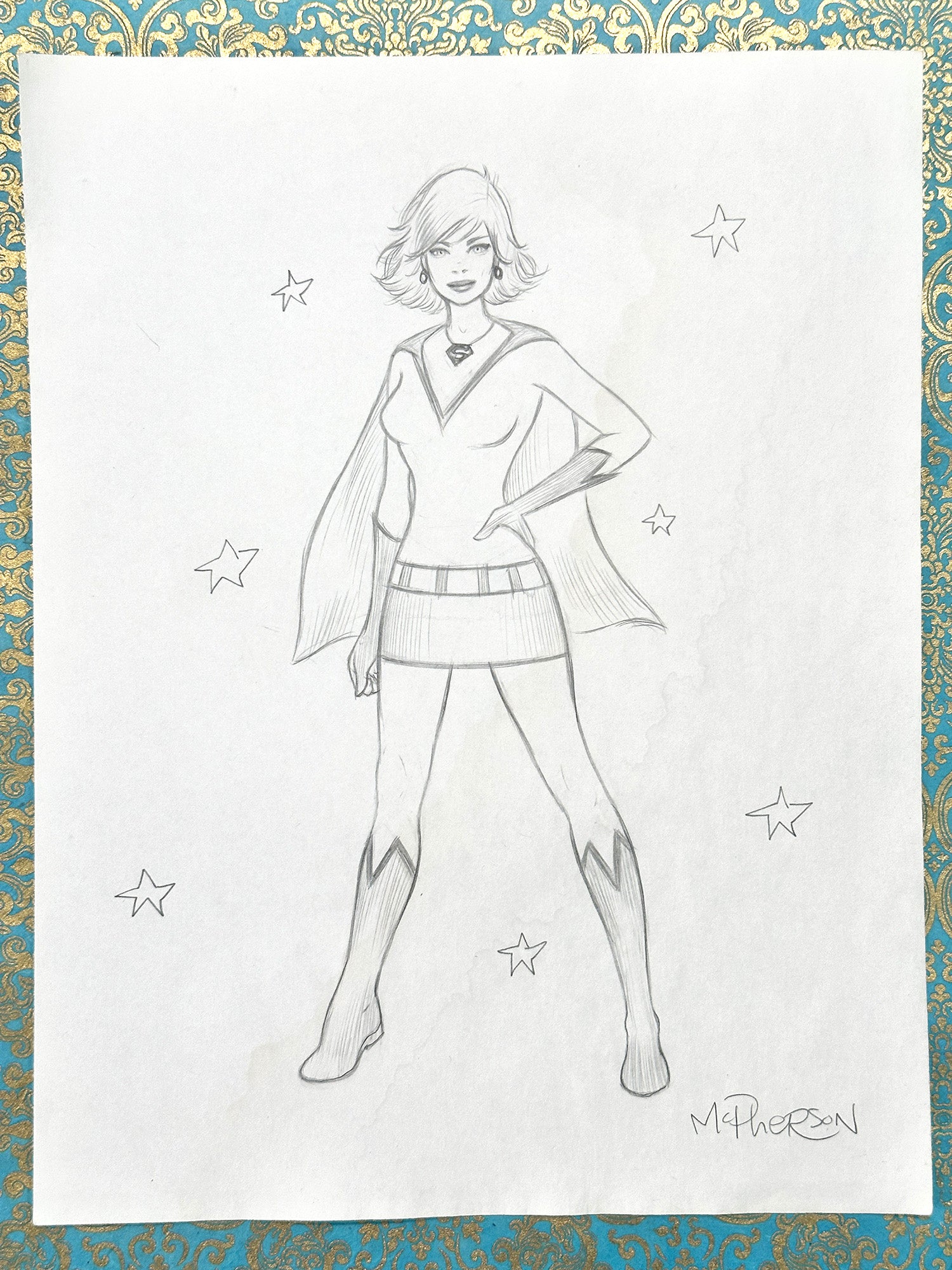 Supergirl Sketch 1