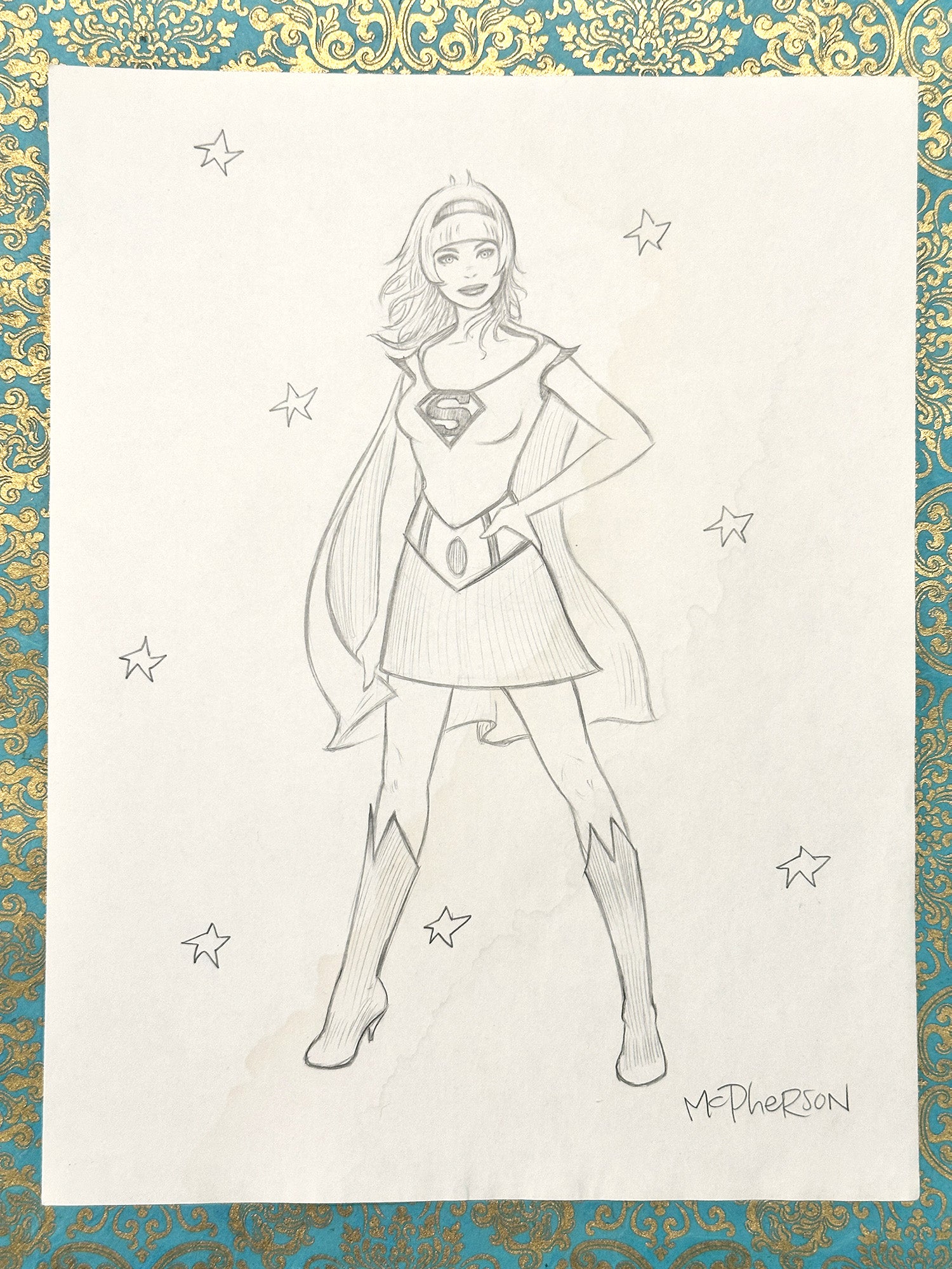 Supergirl Sketch 2