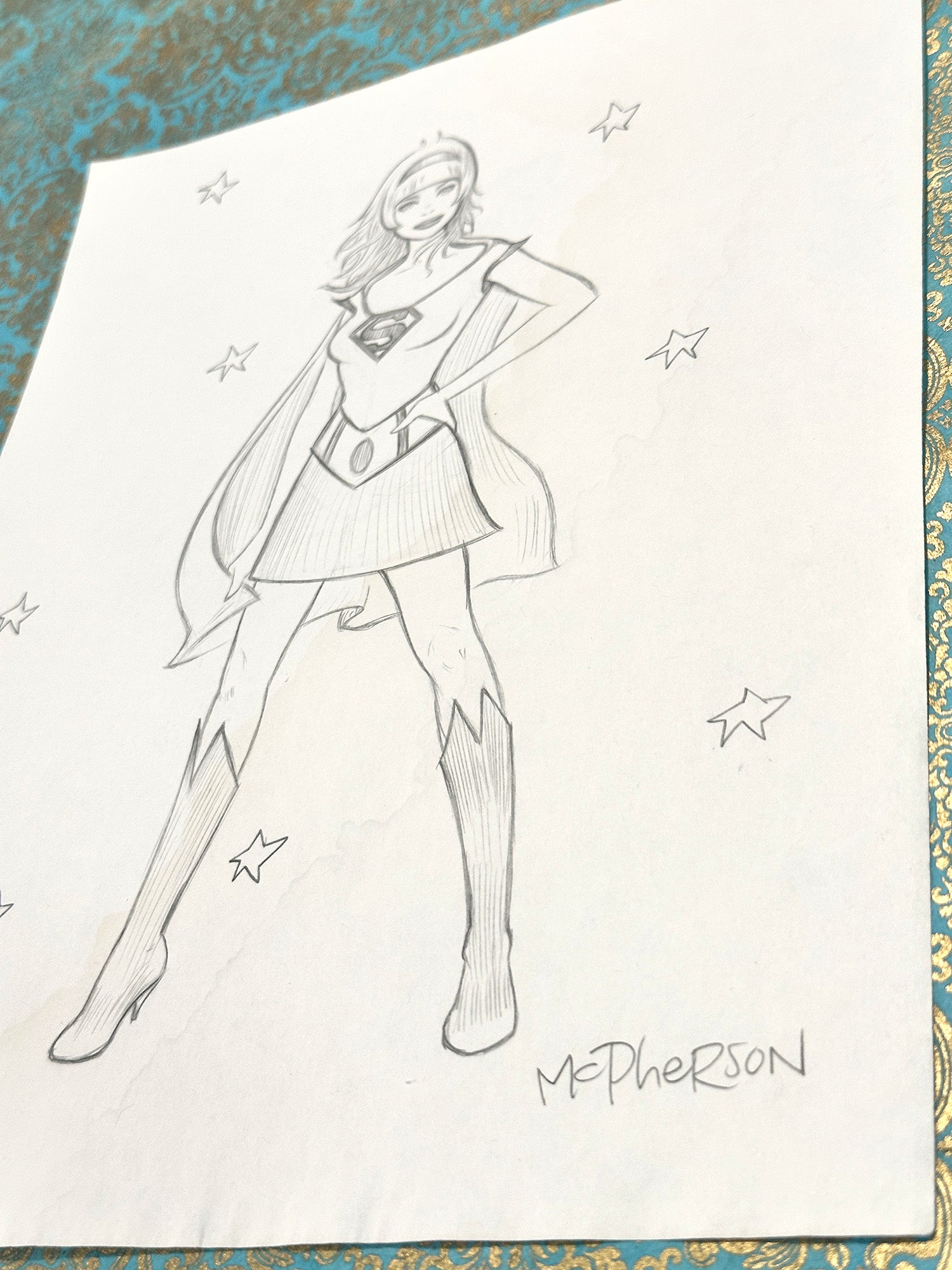 Supergirl Sketch 2