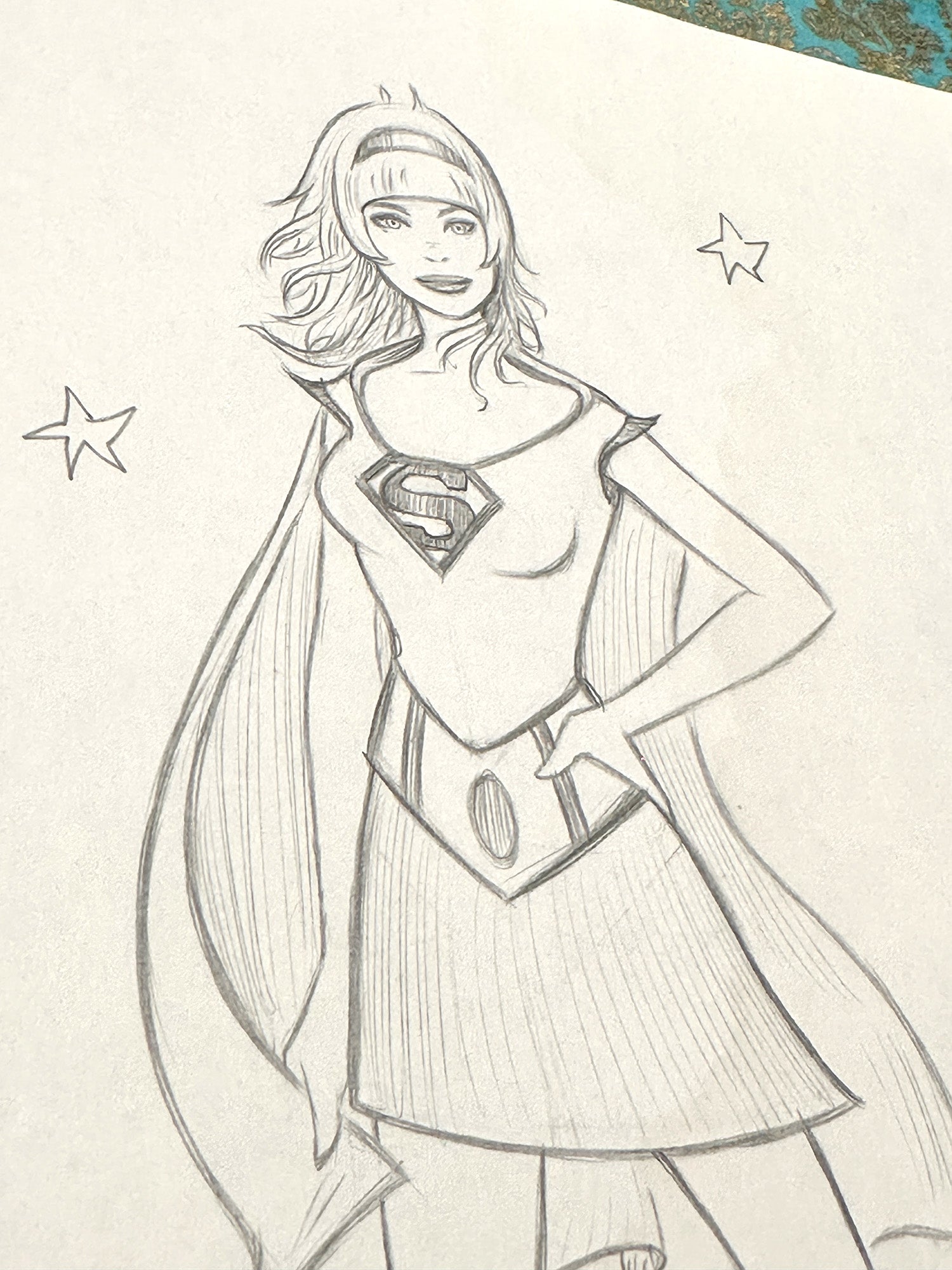 Supergirl Sketch 2