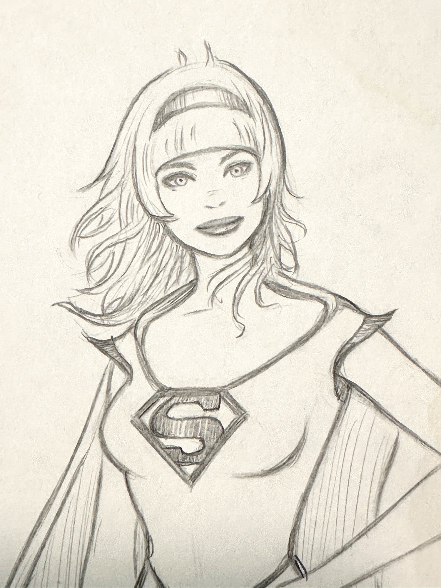 Supergirl Sketch 2