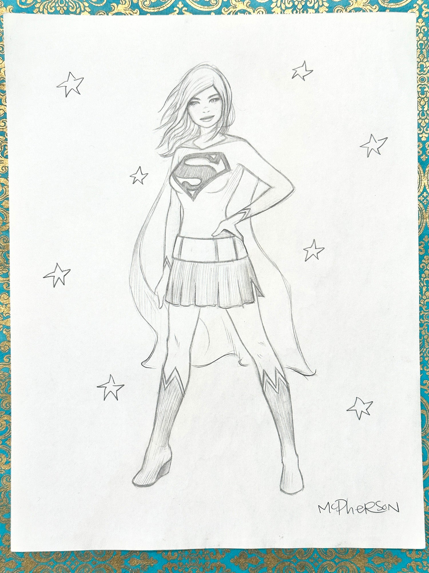 Supergirl Sketch 3