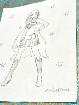 Supergirl Sketch 3