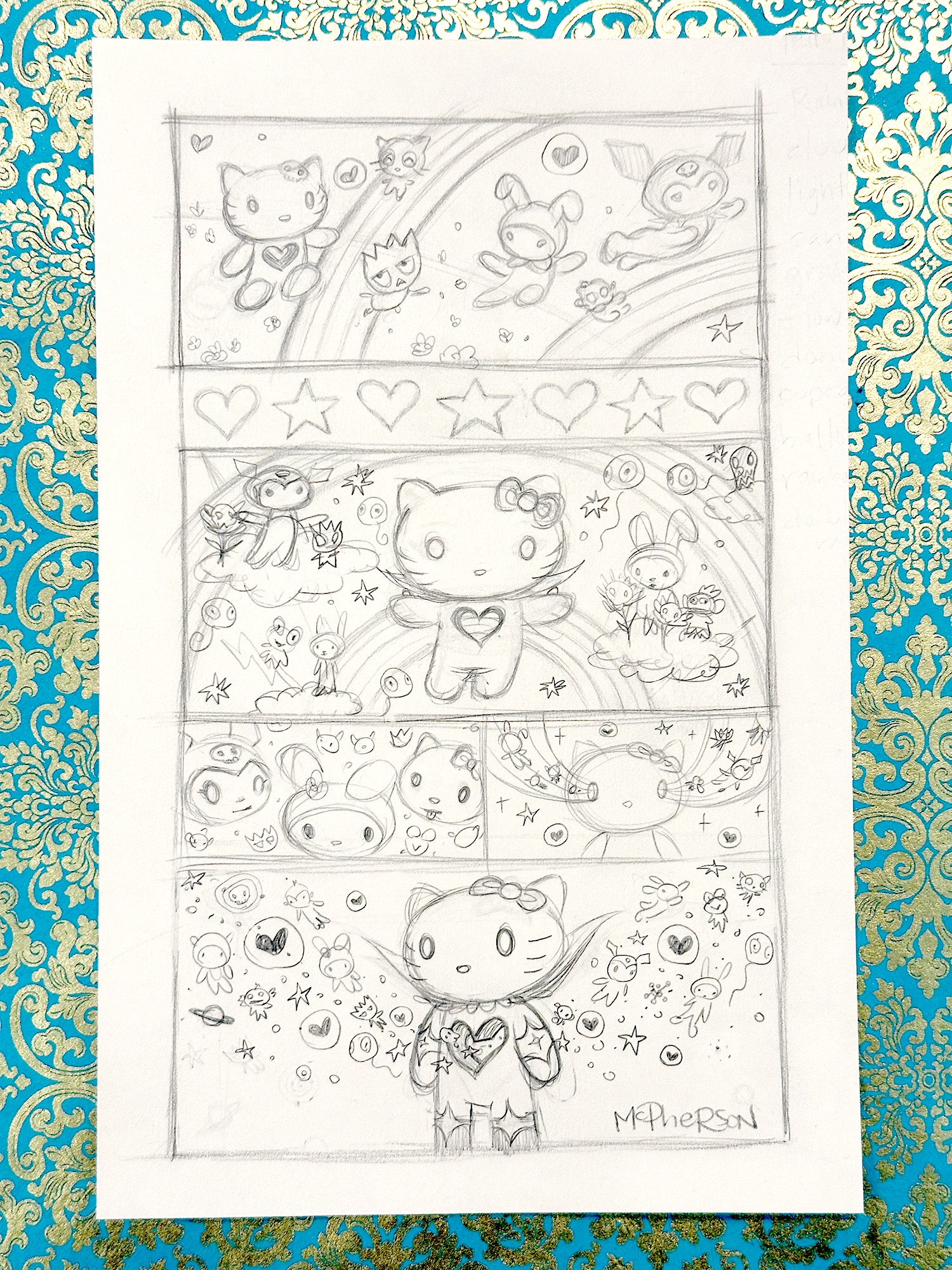 Supernova Hello Kitty Sketch