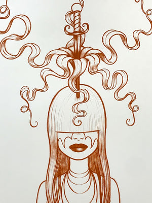 Sword Swallower - Screen Print