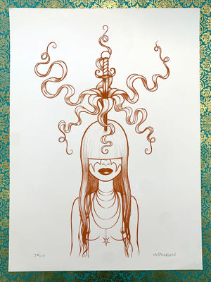 Sword Swallower - Screen Print