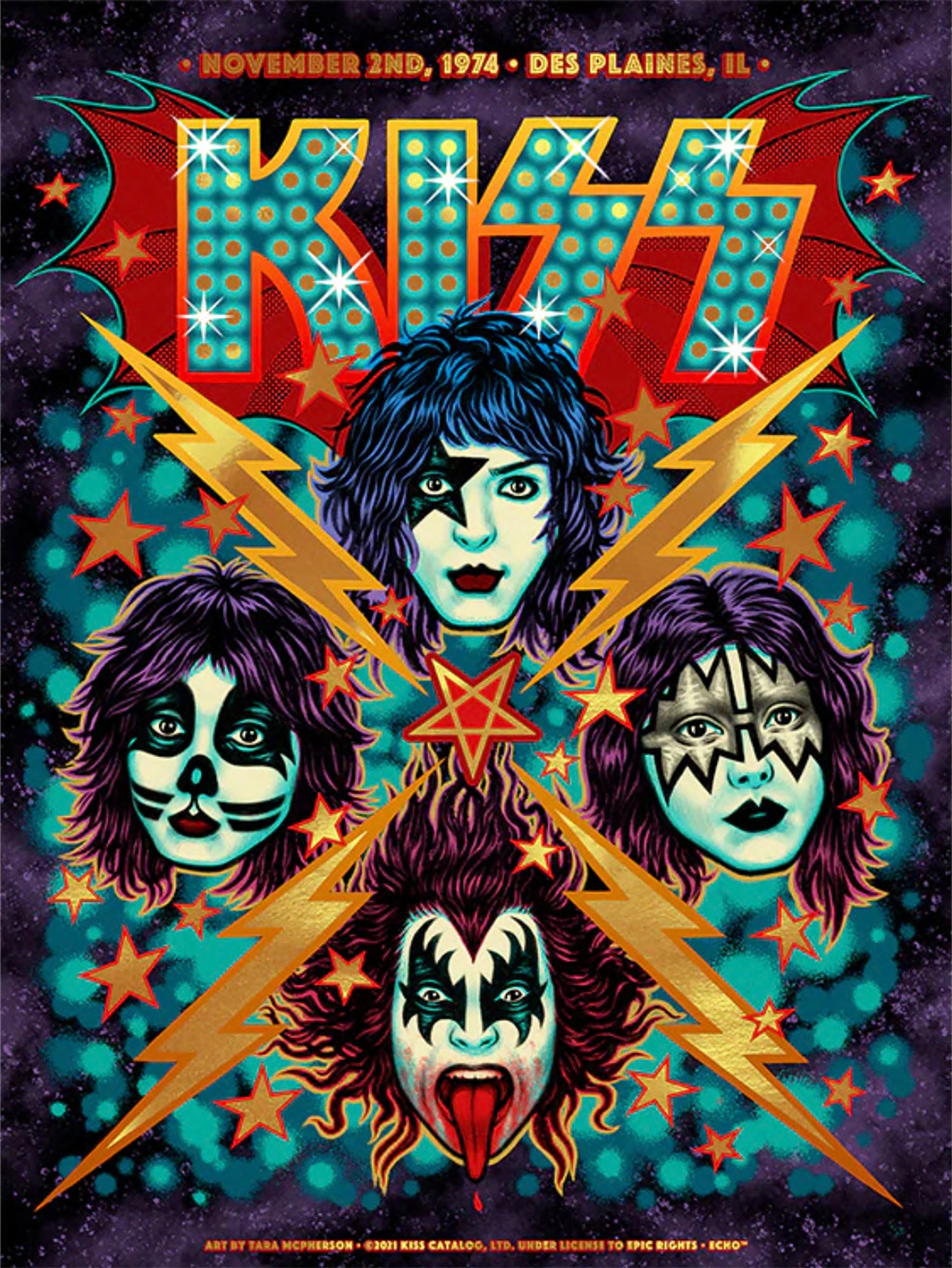 KISS : GOLD FOIL