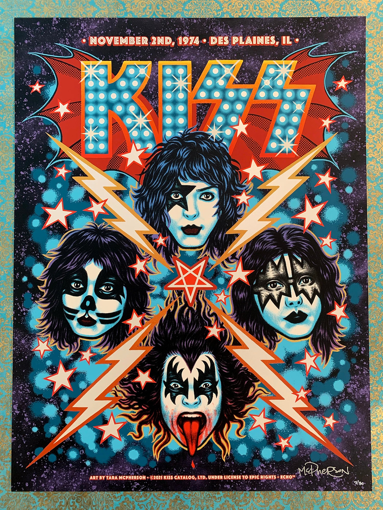 KISS : Metallic Silver