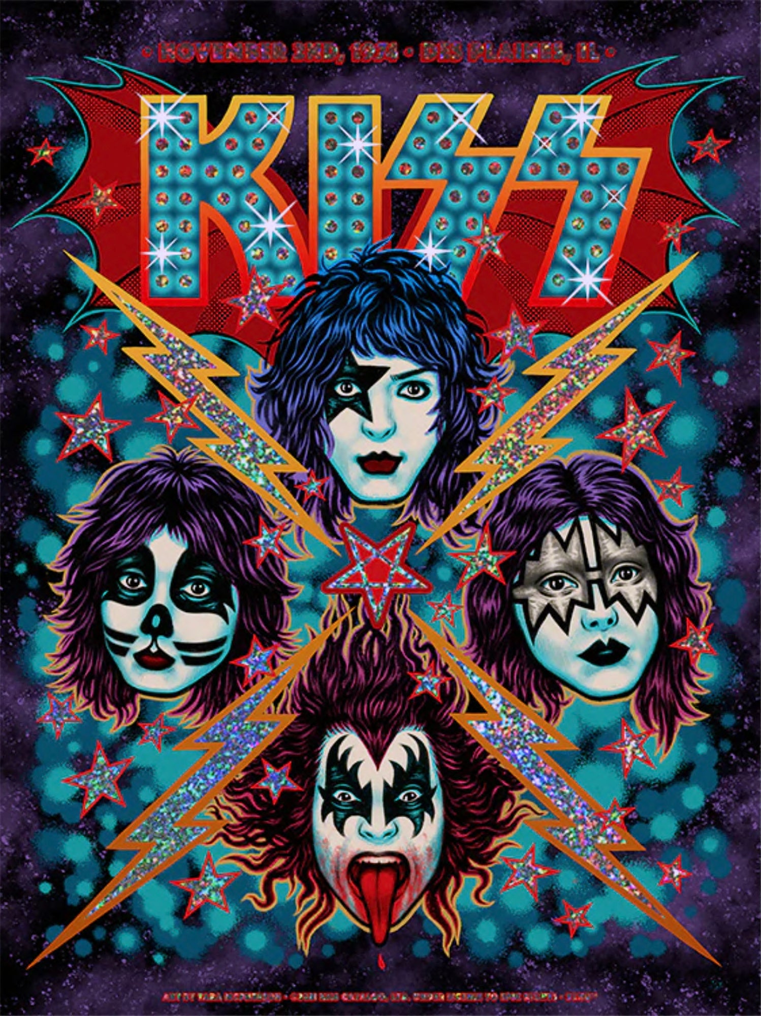 KISS : SPARKLE FOIL