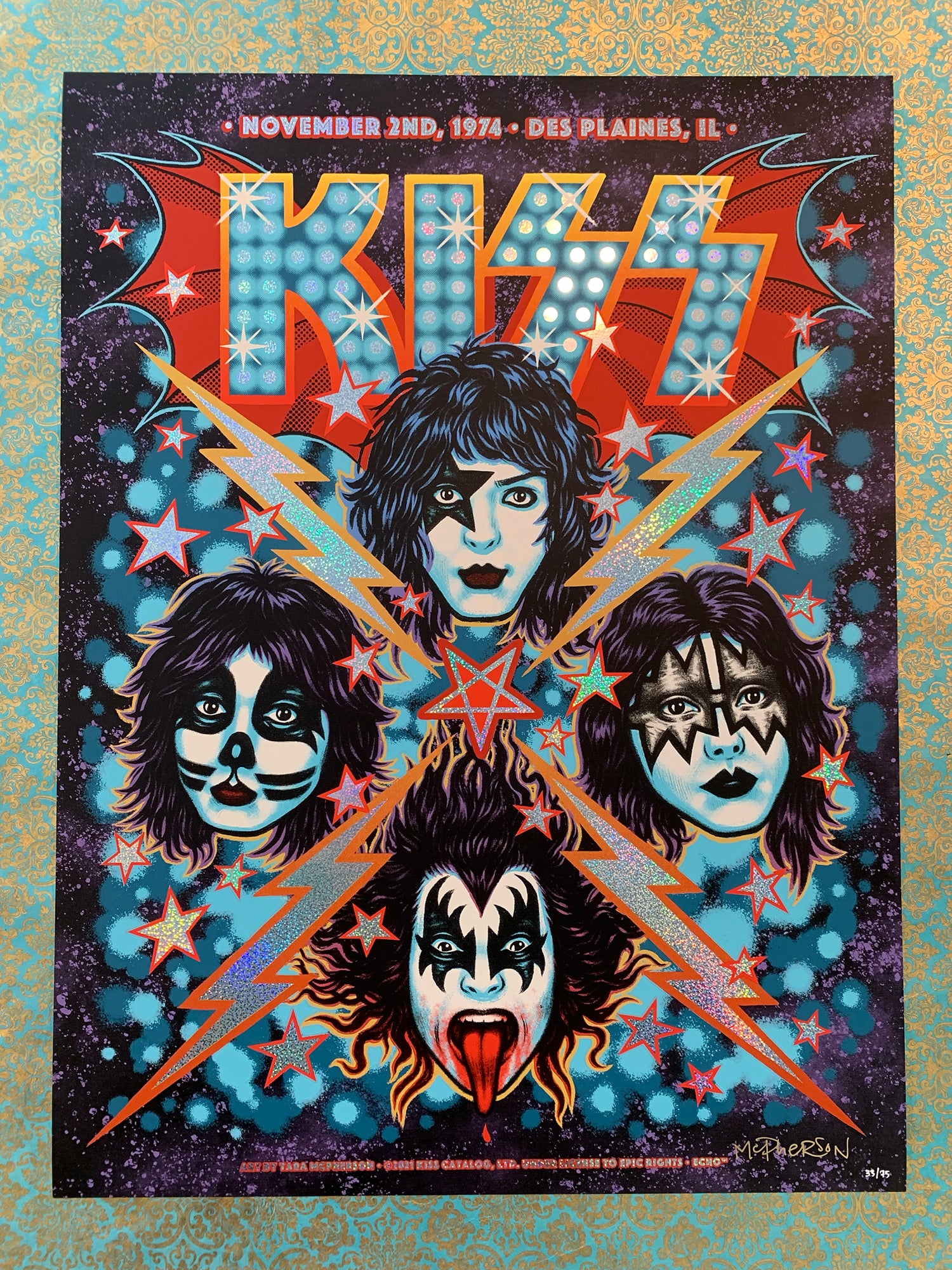 KISS : SPARKLE FOIL