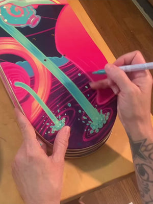 VAPOR WAVE SKATEBOARD
