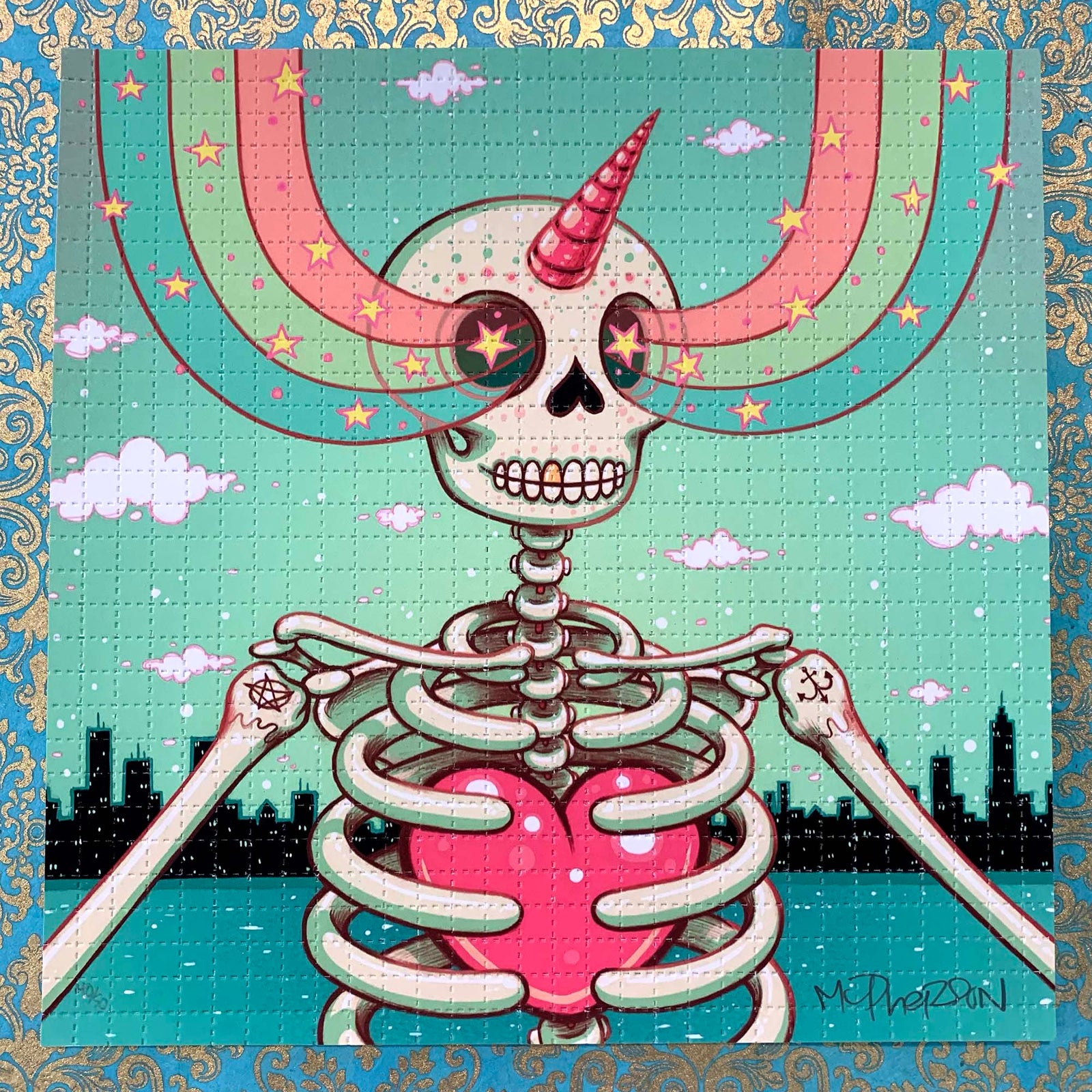 Skeleton Heart : Blotter Edition