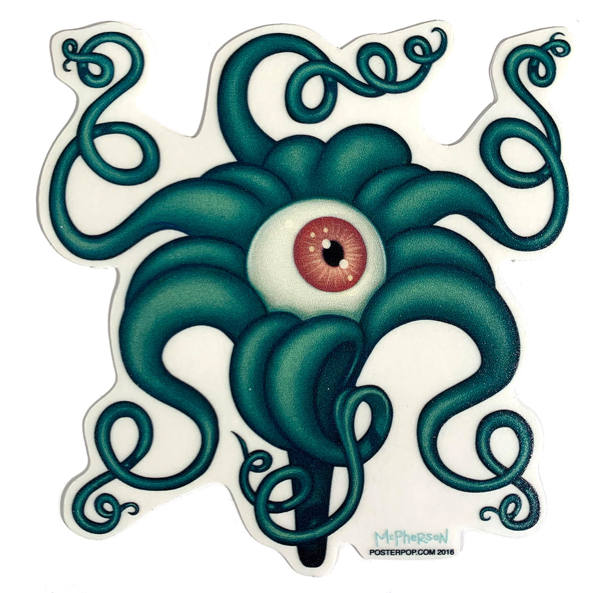 Pegatina Lirio de ojos