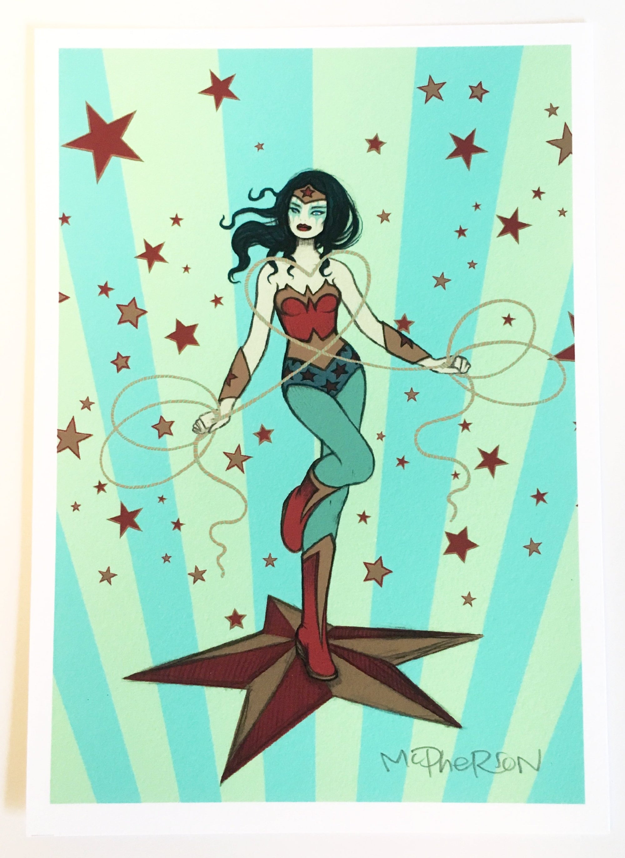 Wonder Woman Art Figure (B&W)