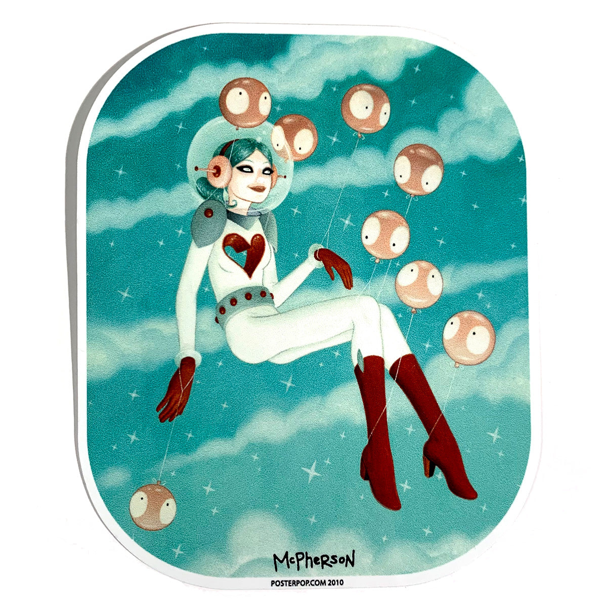 Laughing Through The Chaos Sticker