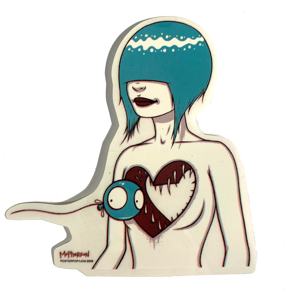 Look Out Mr. Wiggles Sticker