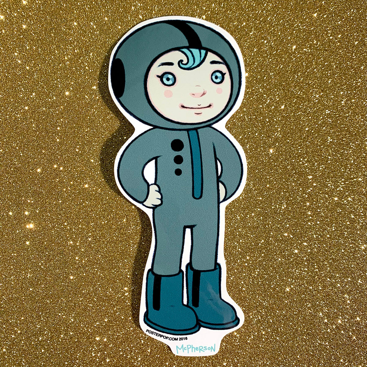 Lucious Ready For Space Sticker