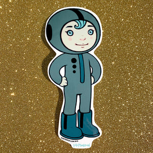 Lucious Ready For Space Sticker